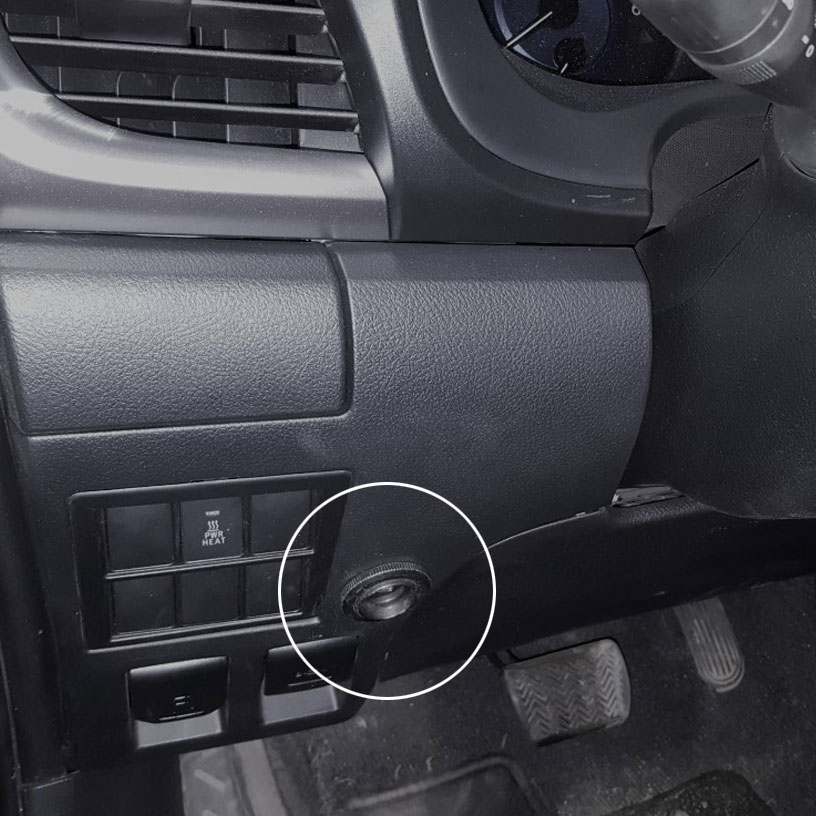 Пример установки ProSecurity HoodLock мех.